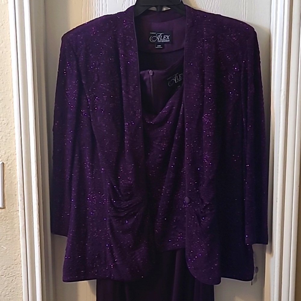 Alex Evenings sequin evening dress